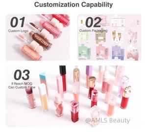 Brillo Labial Brillante, Listo para Enviar, Marca Privada, 4 Colores, Logotipo Personalizado, MOQ Bajo - Product Image 6