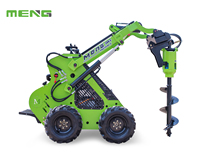 Benzin diesel Mini bau maschine mini kompakt lader mit greifer/paletten gabel/eimer