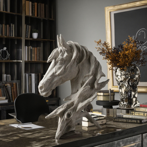 European Style Elegant Light Luxury Home Porch Ornaments Creative Simulation Resin Black White Decor Novelty Home Decoration - Product Image 5