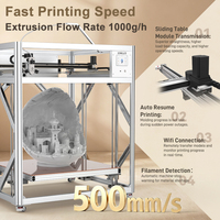 Impresora 3D FDM de Gran Escala, Tamaño de Impresión 1000*1000*1000mm, Alta Precisión, para Aplicaciones de Ingeniería
