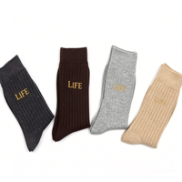 Chaussettes en coton respirantes et colorées, personnalisables avec logo, bord ondulé, style décontracté, bordure festonnée, absorbant la transpiration, vente en gros