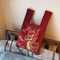 Mode-Luxus Blumenmuster Mini-Geldbörse Damenhandtasche niedliche gestrickte Handtasche