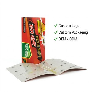 Trappola Adesiva per Mosche a Forma di Libro, Carta Pieghevole per Catturare Insetti, Controllo Parassiti per Interni, Trappola Non Tossica per Insetti per Casa e Cucina OEM - Product Image 2