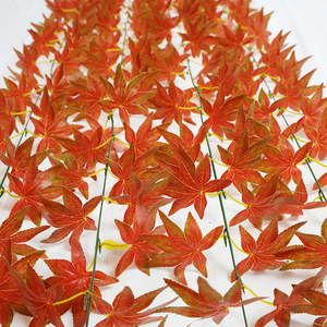 Artificial Maple Vine 2.4M 66 <b>Leaves</b> Silk Flower <b>Wall</b> Hanging <b>Decoration</b> Ceiling Pipe Cover - Product Image 3