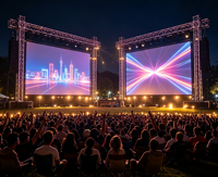 Pantalla LED de Alquiler para Exteriores TOPvision P2.976 P3.91 P5.2, 500x500x500 1000mm, IP65 Impermeable, Alta Definición, para Escenarios y Festivales