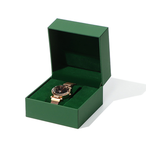 XinshengカスタマイズされたハイエンドPUレザーウォッチボックス、メカニカルウォッチ正方形包装ボックス、ベルベット収納ボックス - Product Image 3