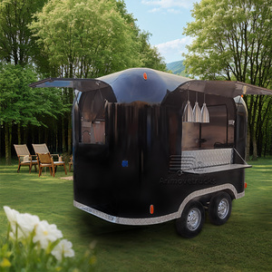 <span class=keywords><strong>Mini</strong></span> camion de nourriture de rue mobile personnalisé, chariot de nourriture rapide pour <span class=keywords><strong>hot</strong></span>-dogs, hamburgers, glaces, pizzas, avec cuisine complète - Product Image 2