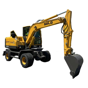 Pelle rétrocaveuse hydraulique fiable de roue de l'excavatrice 8 tonnes de SDLG EA775H avec des composants de moteur et de pompe de Yuchai - Product Image 1