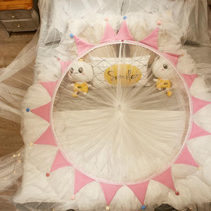 Moustiquaire élégante à <span class=keywords><strong>baldaquin</strong></span> <span class=keywords><strong>pour</strong></span> <span class=keywords><strong>lit</strong></span> double, tente anti-moustiques, <span class=keywords><strong>rideau</strong></span> de <span class=keywords><strong>lit</strong></span> à <span class=keywords><strong>baldaquin</strong></span> anti-insectes, moustiquaire ronde - Product Image 5