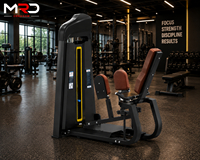 MRD Commercial Appareil de musculation en acier réglable pour adducteurs et abducteurs, à charge par poulies, pour l'entraînement des cuisses internes et externes, équipement de gym