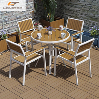 Chaises de plage de Table de bistrot en fonte d'aluminium bon marché pour événements