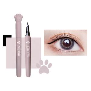 <span class=keywords><strong>Eyeliner</strong></span> liquide noir à la patte de chat mignon, séchage rapide, imperméable, avec composition chimique de marque privée, emballage en boîte - Product Image 3