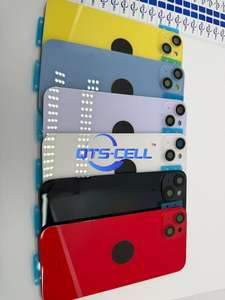 Promotion Chaude : Coque Arrière en Verre, Boîtier avec Autocollant Dorsal pour <span class=keywords><strong>iPhone</strong></span> 17 16 15 14 13 12 11 Pro Max, Film de Protection d'Écran Arrière de Remplacement - Product Image 1