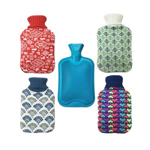 Bouteille d'eau chaude en caoutchouc avec couvercle en peluche super doux, bouteille d'eau chaude en caoutchouc de haute capacité, sac d'eau chaude - Product Image 5