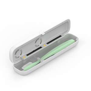 1200 माह पोर्टेबल ट्रैवल टूथब्रश स्टेरिलिलाइजेशन बॉक्स के साथ पंखे सुखाने और हीटिंग Uvc + उवा टूथब्रश नसबंदी भंडारण बॉक्स - Product Image 4