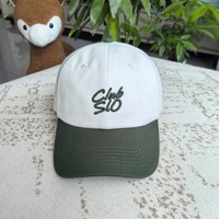 Gorra de Béisbol Personalizada al por Mayor con Logotipo Bordado, Estilo Dad Hat, 6 Paneles, Corona Suave Sin Estructura, Sarga de Algodón, Ajustable, Contraste, Venta al por Mayor