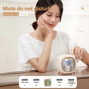 Humidificateur d'air ultrasonique en forme de poupée de dessin animé, grande capacité de 500 ml, diffuseur d'huiles essentielles aromatiques, USB, lumières nocturnes colorées respirantes - Product Image 6