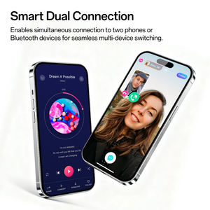 Auriculares de conducción ósea Micrófono de pluma con cancelación de ruido para Bluetooth 5,4 Auriculares inalámbricos de oído abierto LED IPX5 Impermeable Bajo - Product Image 5