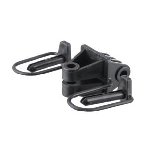 Aislador de doble cara Pinlock para cercas eléctricas, soporte para cuerda de polietileno de 5 mm y 4 mm, aisladores de plástico resistentes a los rayos UV para postes de madera - Product Image 4