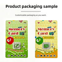 Tarjeta de Memoria Micro TF SD de Plástico con Logotipo Personalizado, 32GB-256GB, C10 U1, Alta Velocidad, para Teléfono, Cámara, GPS, DVR, Gran Venta