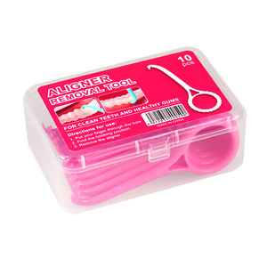 Xinshuyunjian Braces Remover Tool Pink Manual Orthodontic Aid For Easy Brace <b>Removal</b> Oral Care Accessory - Product Image 2