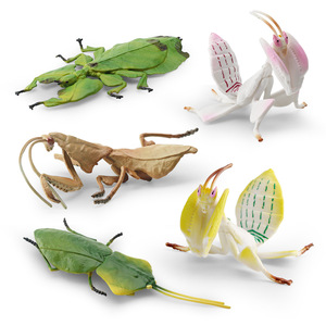 Figuras de Insectos Realistas, Simulación de <span class=keywords><strong>Mantis</strong></span> y Hojas, Modelo de Insecto de PVC, Juguete Educativo de Ciencia, Regalo Decorativo para Niños - Product Image 5