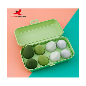 Éponges de maquillage lavables hydrophiles multicolores sans latex, type macaron, en poudre douce, pour achats groupés à bas prix - Product Image 4