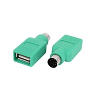 Adaptor PS2 Male ke USB Female, Konverter Port PS/2 Komputer Desktop ke USB Female