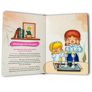 <span class=keywords><strong>Libro</strong></span> educativo personalizzato OEM per bambini apprendimento precoce <span class=keywords><strong>libro</strong></span> educativo con copertina rigida con storia francese - Product Image 5