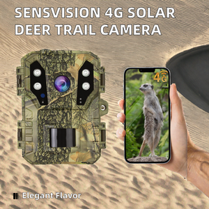 Sensvision IP67 Không Thấm Nước Deer Máy Ảnh Bẫy 4G Năng Lượng Mặt Trời Động Vật Hoang Dã Săn Bắn Đường Mòn Máy Ảnh Với Sim Thẻ Cmos Hình Ảnh Cảm Biến - Product Image 2