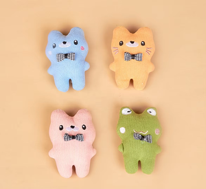 Paquete de 5 juguetes de peluche chirriantes de HYRA, juguete chirriante para perros pequeños resistente para masticadores agresivos - Product Image 2