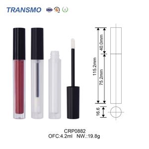 4ml Wholesale <b>clear</b> Tube Custom logo Cosmetic <b>Lip</b> <b>Gloss</b> Tubes Creative Plastic Liquid Lipstick <b>Lip</b> <b>Gloss</b> Container - Product Image 4
