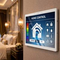 Tablette murale intelligente Android 14.0 RK3576S 15,6 pouces 4 Go 64 Go ROM POE RS485 RJ45 Matter Zigbee avec écran tactile industriel