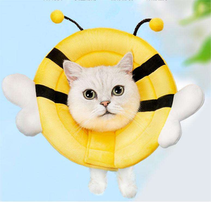 Schattige Beschermende Huisdier Herstel Kegel Kraag Zachte Spons Elizabethaan Kraag Voor Katten Honden - Product Image 3
