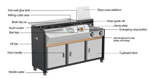 Machine de reliure automatique à colle FRONT C70F A3 avec collage latéral, moteur servo haute vitesse, construction métallique, certifiée CE - Product Image 4