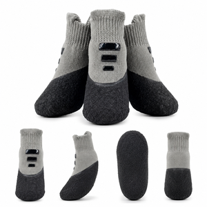 Chaussettes antidérapantes <span class=keywords><strong>pour</strong></span> <span class=keywords><strong>chien</strong></span> <span class=keywords><strong>avec</strong></span> semelle en caoutchouc <span class=keywords><strong>imperméable</strong></span>, chaussures tricotées <span class=keywords><strong>pour</strong></span> animaux de compagnie, protection des <span class=keywords><strong>pattes</strong></span> <span class=keywords><strong>pour</strong></span> chiens - Product Image 2