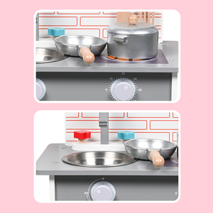 Jouets de cuisine en bois de style nordique pour enfants, de haute qualité, populaires, éducatifs, pour jeux de simulation - Product Image 5