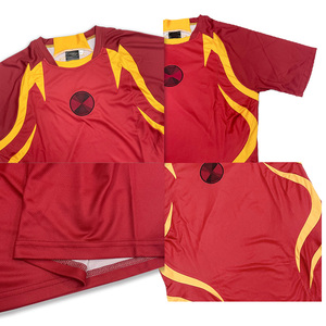 Camisetas de Fútbol Retro Estilo Urbano Personalizadas OEM, de Secado Rápido, Transpirables, de Poliéster Tejido, Talla Grande - Product Image 6
