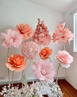 Fleurs artificielles florales faites à la main pour décor de fête d'Halloween Senior accessoires de scène et décoration de mariage décor d'événement