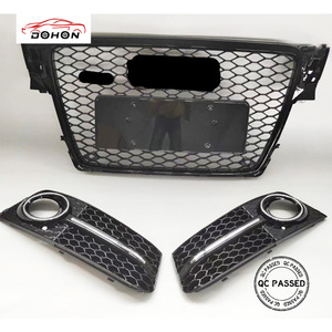 Parrilla Delantera de Malla de Panal Estilo Europeo para Audi <span class=keywords><strong>A4</strong></span> B8 2008-2012 - Product Image 1