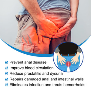 Crema Herbal para <span class=keywords><strong>Hemorroides</strong></span> South Moon con Vitamina E, Alivio Anal, Detox, Cuidado Corporal, Tratamiento Calmante para <span class=keywords><strong>Hemorroides</strong></span>, Uso Externo - Product Image 2