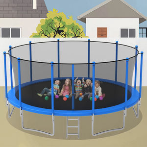 Trampolín SUNEYE <span class=keywords><strong>de</strong></span> 8-10-12-14-15-16 pies para Interiores/Exteriores, para Niños, Material <span class=keywords><strong>de</strong></span> PVC Seguro, Red Interna Protectora <span class=keywords><strong>de</strong></span> PP, Acero y Espuma para Saltar - Product Image 2