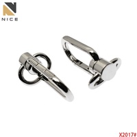 Kait Putar Logam Tugas Berat, Gantungan Kunci Putar, Gesper Ekor yang Dapat Diputar untuk Tas Kerja, Tas Ransel, Perlengkapan Carabiner Grosir