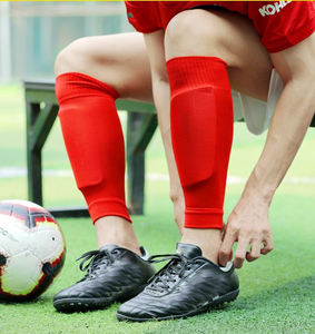 <span class=keywords><strong>Medias</strong></span> transpirables lisas <span class=keywords><strong>sin</strong></span> fondo <span class=keywords><strong>sin</strong></span> <span class=keywords><strong>pie</strong></span>, espinilleras insertables, calcetines de compresión de fútbol - Product Image 1