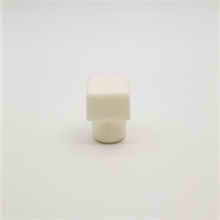 Bouchon de bouteille carré minimaliste blanc mat pour bouteilles de vin, capsules pour bouteilles de whisky et de vodka
