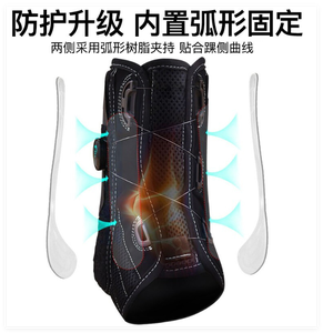 रिहैबिलिटेशन उपकरण समायोज्य नॉब टखने की चोट की वसूली के लिए हटाने योग्य धातु के स्प्लिट्स के साथ रिवेबल - Product Image 4