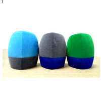 Prix usine Microphone pare-brise mousse floqué Microphone couvre mixte deux couleurs micro couverture pare-brise Microphones produit