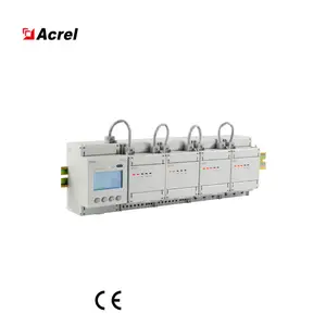 Acrel-Medidor de energía multicanal, instalación en riel DIN, serie ADF, RS485