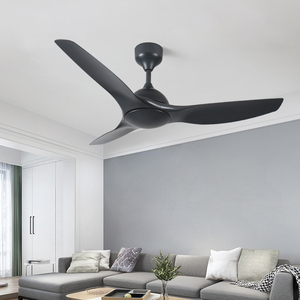 พัดลมติดเพดานสำหรับไฟที่ทำความสะอาดห้องนอนพัดลมติดเพดานปรับทิศทางรีโมทตกแต่ง ABS - Product Image 4