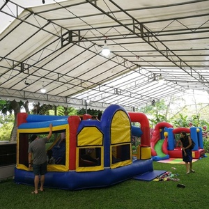 <span class=keywords><strong>Divertente</strong></span> Castello Gonfiabile Magico in PVC da 0,55mm Certificato EN14960 per Bambini, Scivoli e Pareti da Arrampicata Portatili ad Alta Capacità - Product Image 5